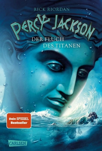 Buchcover und Innenansicht für das Buch: Percy Jackson: Titan's  Curse