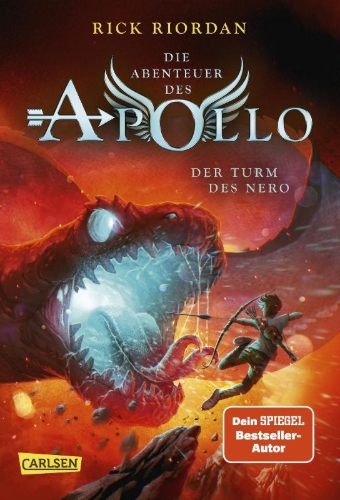 Buchcover und Innenansicht für das Buch: The Trials of Apollo, Book 5: The Tower of Nero