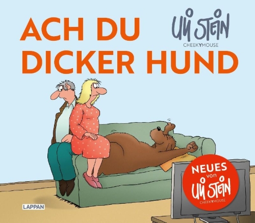 Buchcover und Innenansicht für das Buch: Uli Stein für Tierfreunde: Ach du dicker Hund