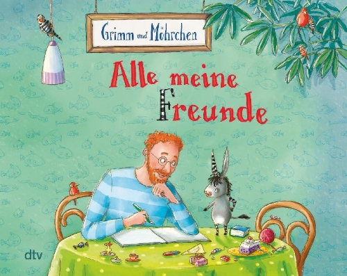 Buchcover und Innenansicht für das Buch: Grimm und Möhrchen - Alle meine Freunde