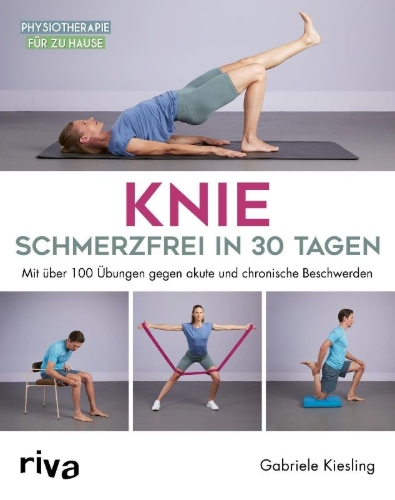Buchcover und Innenansicht für das Buch: Knie - schmerzfrei in 30 Tagen