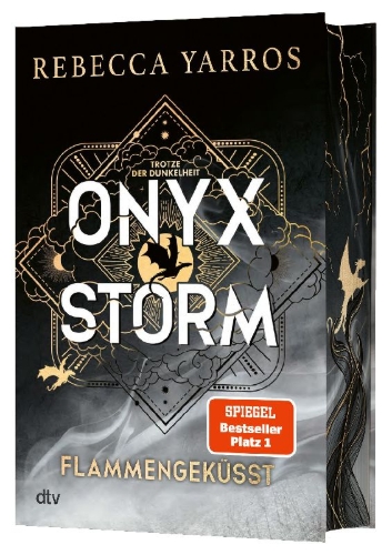 Buchcover und Innenansicht für das Buch: Onyx Storm (The Empyrean #3)