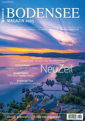 Buchcover und Innenansicht für das Buch: Bodensee Magazin 2025