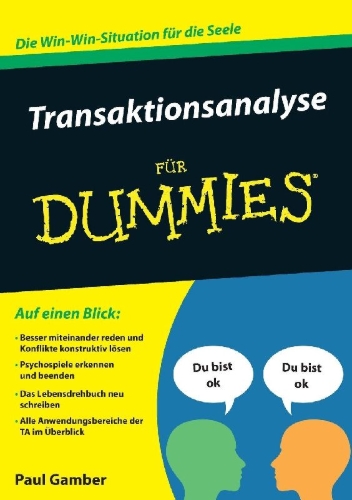 Buchcover und Innenansicht für das Buch: Transaktionsanalyse für Dummies