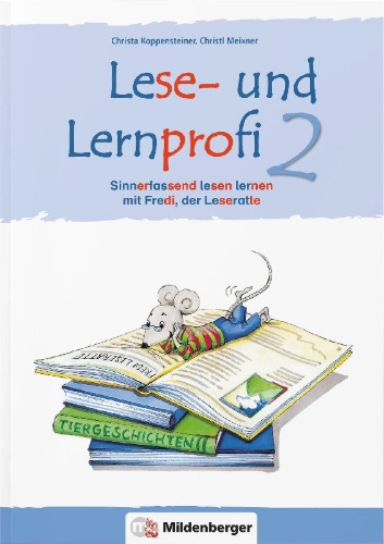 Buchcover und Innenansicht für das Buch: Lese- und Lernprofi 2 - Schülerarbeitsheft - silbierte Ausgabe