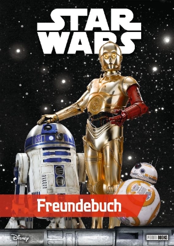 Buchcover und Innenansicht für das Buch: Star Wars Freundebuch: Meine Freunde