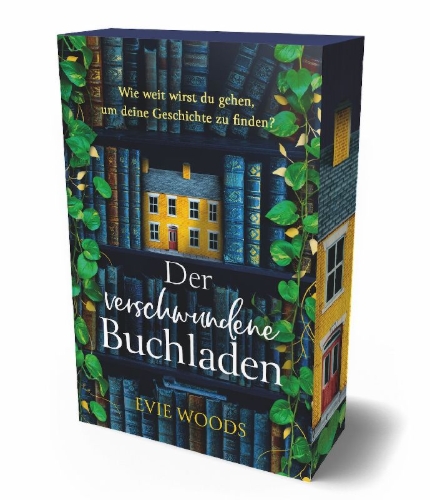 Buchcover und Innenansicht für das Buch: Der verschwundene Buchladen