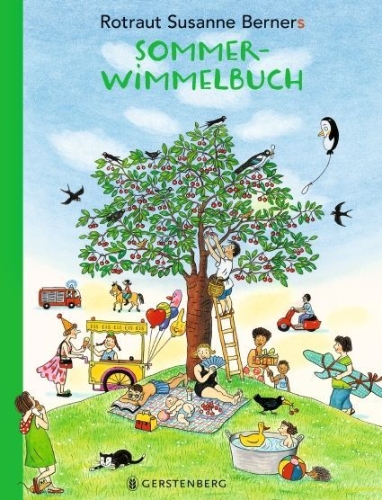 Buchcover und Innenansicht für das Buch: Sommer-Wimmelbuch