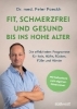 Buchcover und Innenansicht für das Buch: Fit, schmerzfrei und gesund bis ins hohe Alter