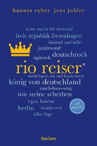 Buchcover und Innenansicht für das Buch: Rio Reiser. 100 Seiten