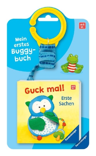Buchcover und Innenansicht für das Buch: Mein erstes Buggybuch: Guck mal! Erste Sachen