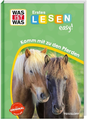Buchcover und Innenansicht für das Buch: WAS IST WAS Erstes Lesen easy! Komm mit zu den Pferden