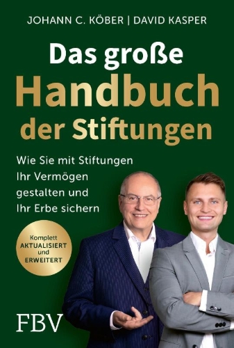 Buchcover und Innenansicht für das Buch: Das große Handbuch der Stiftungen