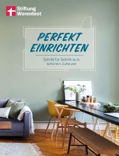 Buchcover und Innenansicht für das Buch: Perfekt einrichten