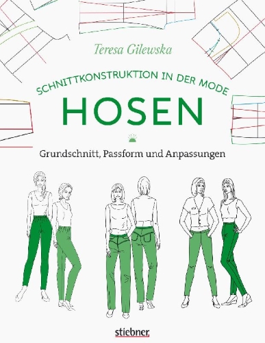 Buchcover und Innenansicht für das Buch: Schnittkonstruktion in der Mode: Hosen