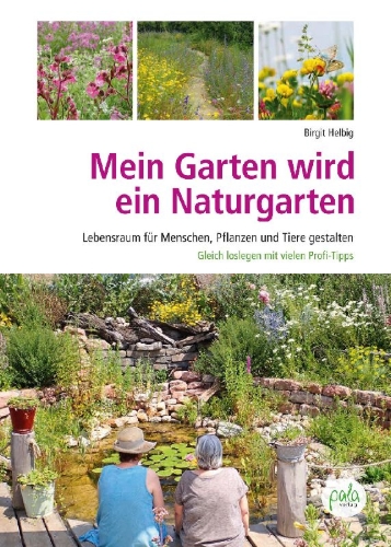 Buchcover und Innenansicht für das Buch: Mein Garten wird ein Naturgarten