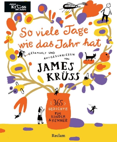 Buchcover und Innenansicht für das Buch: So viele Tage wie das Jahr hat. 365 Gedichte für Kinder und Kenner