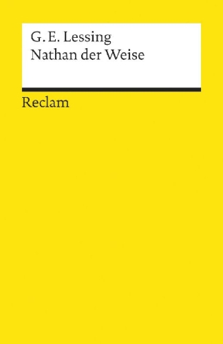 Buchcover und Innenansicht für das Buch: Nathan der Weise. Ein dramatisches Gedicht in fünf Aufzügen. Textausgabe mit Anmerkungen/Worterklärungen