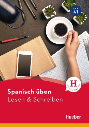 Buchcover und Innenansicht für das Buch: Spanisch üben - Lesen & Schreiben A1