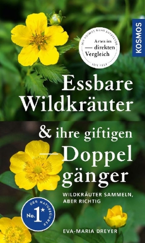 Buchcover und Innenansicht für das Buch: Essbare Wildkräuter und ihre giftigen Doppelgänger