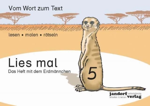 Buchcover und Innenansicht für das Buch: Lies mal 5 - Das Heft mit dem Erdmännchen