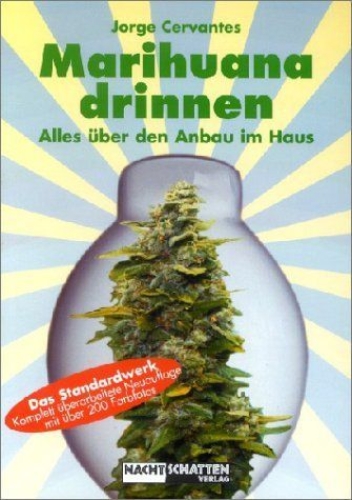 Buchcover und Innenansicht für das Buch: Marihuana Drinnen