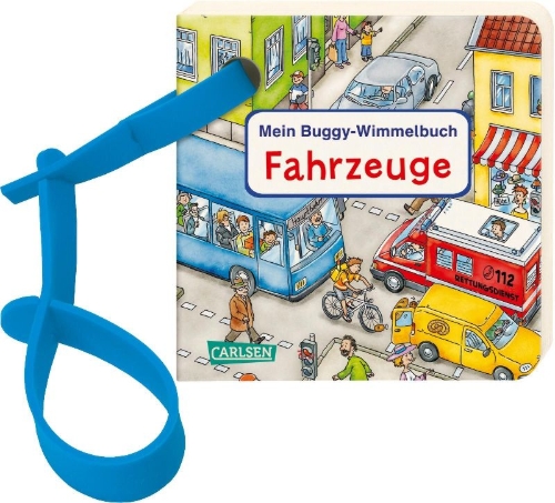 Buchcover und Innenansicht für das Buch: Buggy-Bücher: Mein Buggy-Wimmelbuch: Fahrzeuge