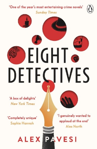 Buchcover und Innenansicht für das Buch: Eight Detectives