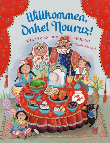 Buchcover und Innenansicht für das Buch: Welcome, Uncle Nouruz!