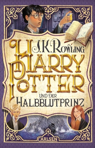 Buchcover und Innenansicht für das Buch: Harry Potter and the Half-Blood Prince