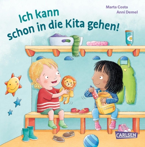 Buchcover und Innenansicht für das Buch: Ich kann schon in die Kita gehen!