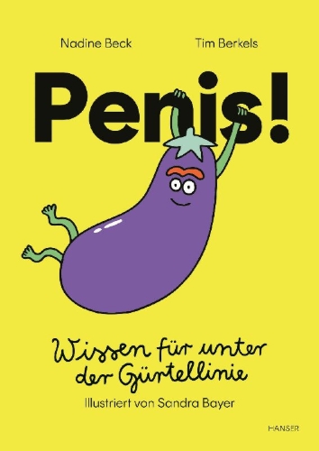 Buchcover und Innenansicht für das Buch: Penis!