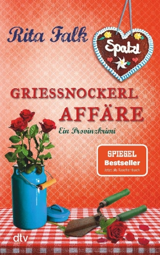Buchcover und Innenansicht für das Buch: Grießnockerlaffäre