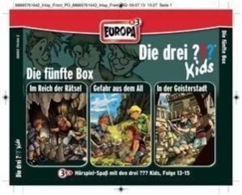 Buchcover und Innenansicht für das Buch: Die drei ??? Kids 3er Box. Folgen 13-15 (drei Fragezeichen) 3 CDs