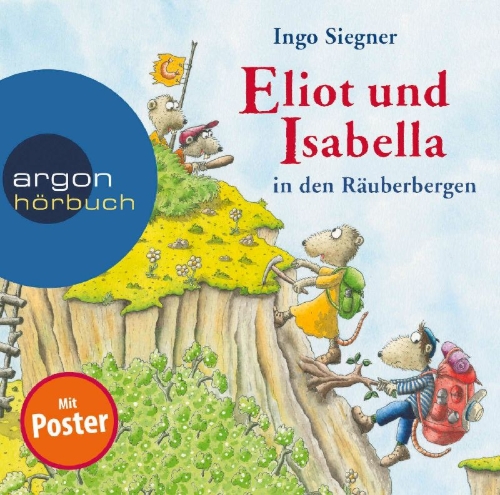Buchcover und Innenansicht für das Buch: Eliot und Isabella in den Räuberbergen