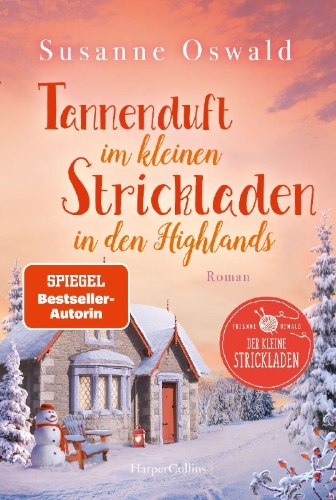 Buchcover und Innenansicht für das Buch: Tannenduft im kleinen Strickladen in den Highlands