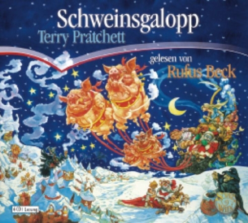 Buchcover und Innenansicht für das Buch: Schweinsgalopp