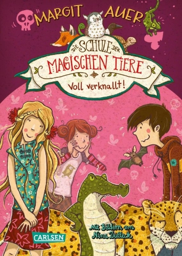 Buchcover und Innenansicht für das Buch: Die Schule der magischen Tiere 08: Voll verknallt!