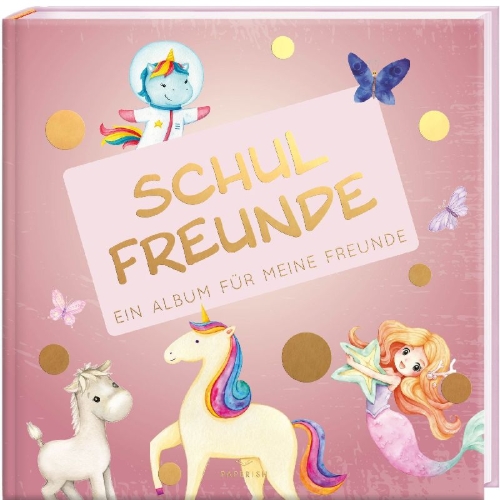 Buchcover und Innenansicht für das Buch: Schulfreunde - MÄDCHEN