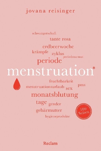 Buchcover und Innenansicht für das Buch: Menstruation. 100 Seiten