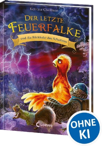 Buchcover und Innenansicht für das Buch: The Last Firehawk - The Shadow Returns