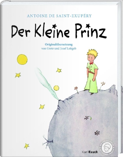 Buchcover und Innenansicht für das Buch: Der Kleine Prinz. Die Originalausgabe