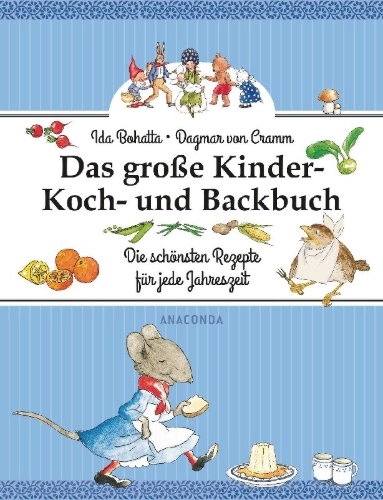 Buchcover und Innenansicht für das Buch: Das große Kinder-Koch- und Backbuch