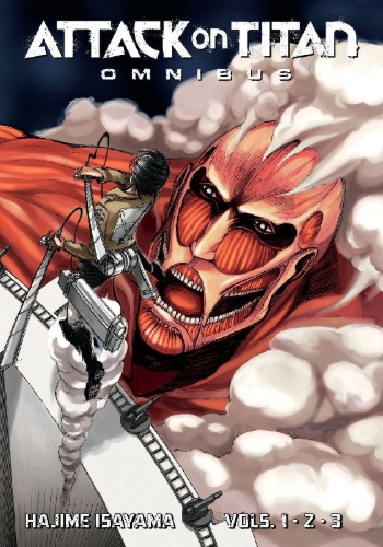 Buchcover und Innenansicht für das Buch: Attack on Titan Omnibus 1 (Vol. 1-3)