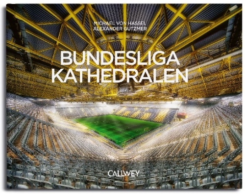 Buchcover und Innenansicht für das Buch: Bundesliga Kathedralen