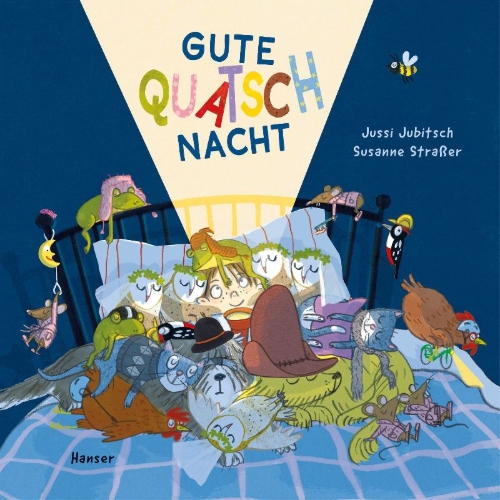 Buchcover und Innenansicht für das Buch: Gute-Quatsch-Nacht