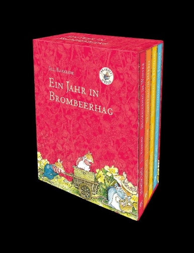 Buchcover und Innenansicht für das Buch: A year in Brambly Hedge