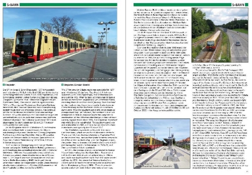 Buchcover und Innenansicht für das Buch: U-Bahn, S-Bahn & Tram in Berlin