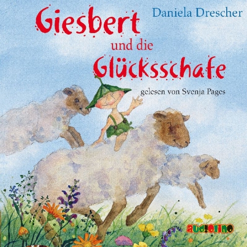 Buchcover und Innenansicht für das Buch: Giesbert und die Glücksschafe