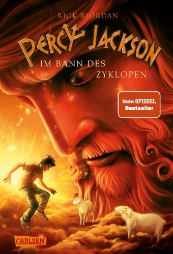 Buchcover und Innenansicht für das Buch: Percy Jackson and the Olympians - The Sea of Monsters